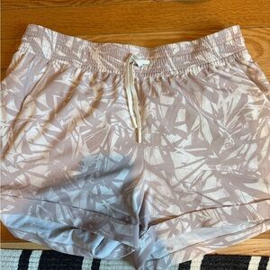 Lululemon Women's Pink Patterned Shorts